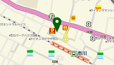 iPhone修理あいプロ 市川駅前店の地図画像