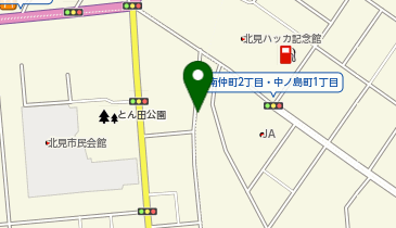 北見市上下水道局の地図画像