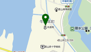 富山市上下水道局の地図画像