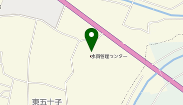 小山川水循環センターの地図画像