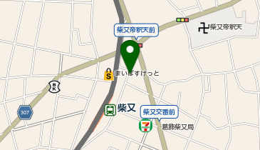 柴又観光案内所の地図画像