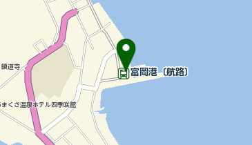 富岡港船客待合所の地図画像