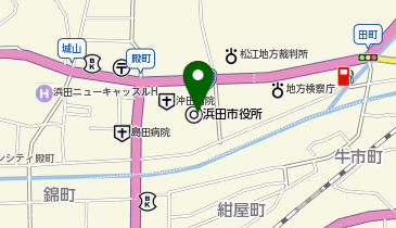 浜田市役所下水道課の地図画像