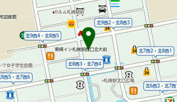 札幌市環境プラザの地図画像