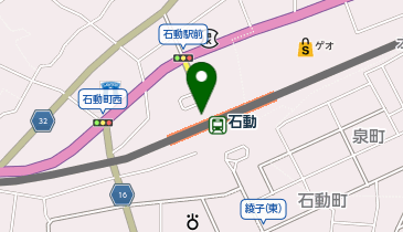 石動駅観光案内所の地図画像