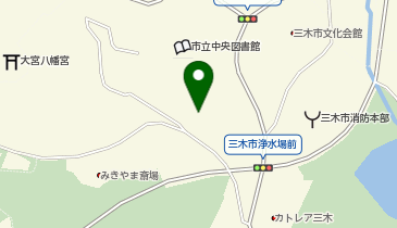 三木市上下水道部庁舎の地図画像
