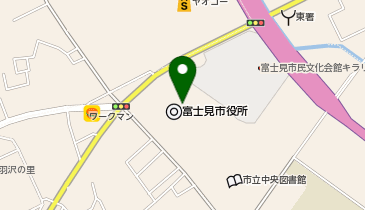 富士見市役所 下水道課の地図画像