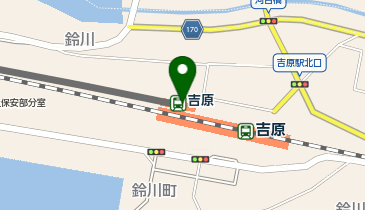 岳南電車 吉原駅の地図画像