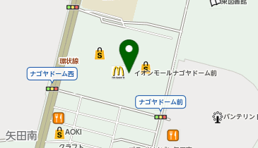 ひつまぶし岡ひろ イオンモールナゴヤドーム前店の地図画像