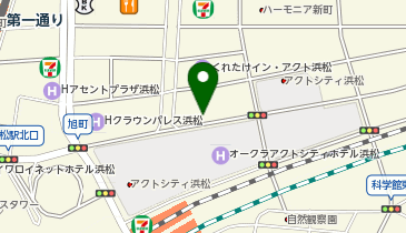 JR駅レンタカー 浜松駅営業所の地図画像