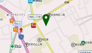 本駒込陵苑の地図画像