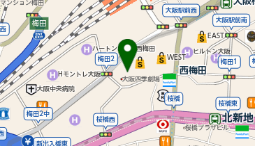 BOCONCEPT(ボーコンセプト) 梅田店の地図画像