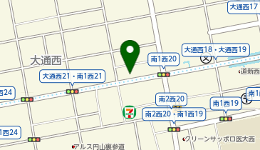 カルテルショップ 札幌の地図画像