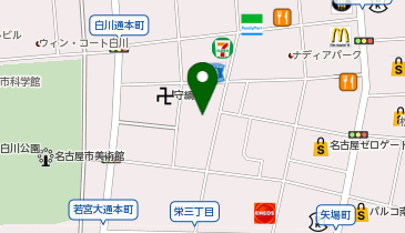 名古屋ショールーム NAGANO FURNITURE STUDIO(ナガノ ファニチャー スタジオ)の地図画像