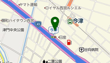 サイクルコンビニてるてる 西宮今津店の地図画像