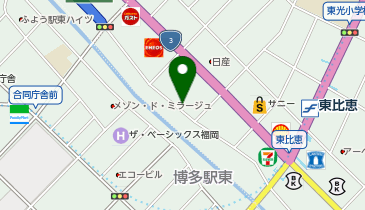 フクラ福岡の地図画像