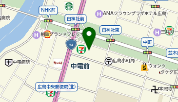 広島シモンズギャラリーの地図画像