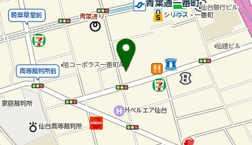 oliver Sendai(オリバー センダイ)の地図画像