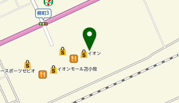 エアウィーヴ イオン 苫小牧店の地図画像