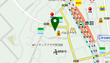 エアウィーヴ イトーヨーカドー 赤羽店の地図画像