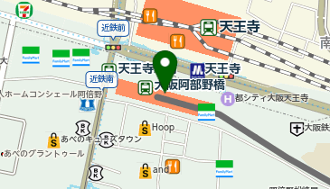 エアウィーヴ 近鉄百貨店 あべのハルカス近鉄本店の地図画像