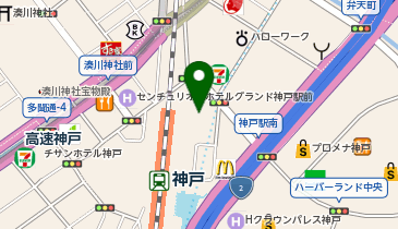 エアウィーヴ 大塚家具 神戸ショールームの地図画像