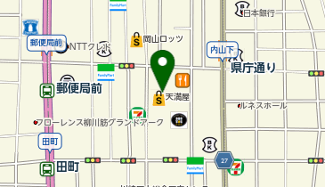 エアウィーヴ 天満屋 岡山本店の地図画像