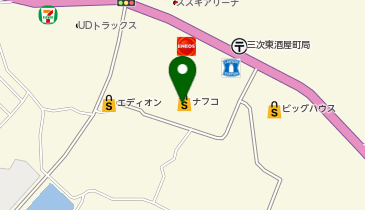 エアウィーヴ ホームプラザナフコ 三次店の地図画像