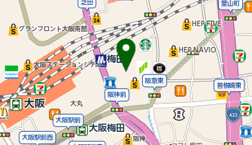 北川昭雲堂の地図画像