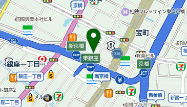 翠波画廊の地図画像