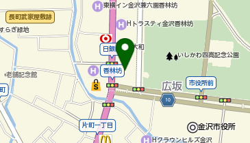 アンティーク トキ 金沢香林坊大和店の地図画像