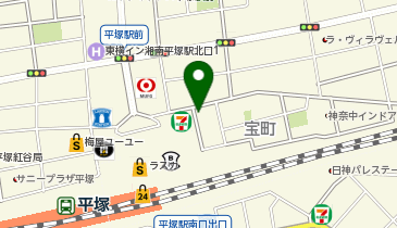 ミニミニ 平塚店の地図画像