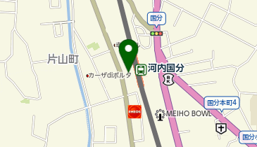 鶏笑 河内国分店の地図画像