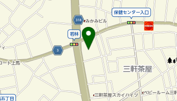 保険見直し本舗 ピーコックストア三軒茶屋の杜店の地図画像
