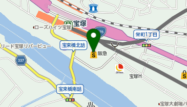 覚王山フルーツ大福 弁才天 宝塚店の地図画像