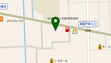 焼肉や漫遊亭 新田店の地図画像