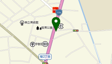 久遠チョコレート 宇都宮店の地図画像