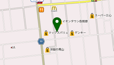 THREEPPY(スリーピー) イオンタウン各務原店の地図画像