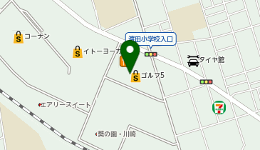 ゴルフ5 川崎店の地図画像