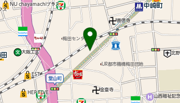 イーソー梅田店の地図画像