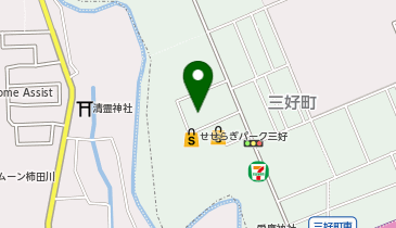 マックスバリュ せせらぎパーク三好店の地図画像