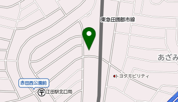 東急スイミングスクール あざみ野の地図画像