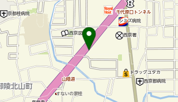 鶏笑 桂店の地図画像