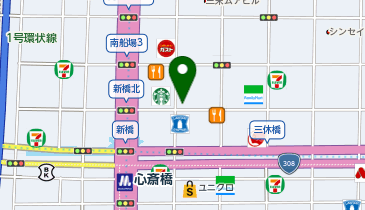 ドクター・ホームネット 心斎橋店の地図画像