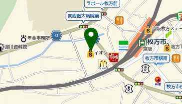 ドクター・ホームネット ビオルネ枚方店の地図画像