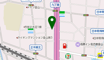 餃子の味覚 金山店の地図画像