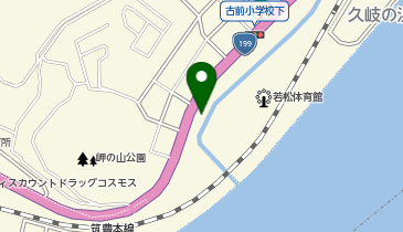 餃子雪松 若松古前店の地図画像