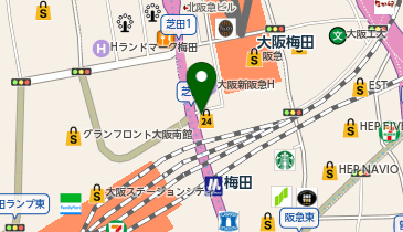梅香(メイシャン) 阪急三番街店の地図画像