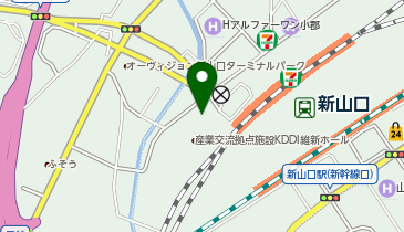 KDDI 維新ホールの地図画像