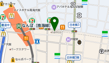 Bee(ビー)本舗 大阪日本橋本店の地図画像